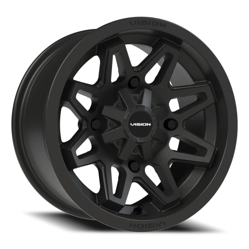 Vision 416 14x7 +3 4x136mm 110.5mm Matte Black