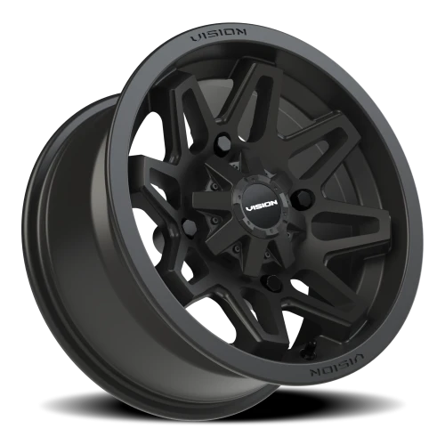 Vision 416 14x7 +3 4x136mm 110.5mm Matte Black