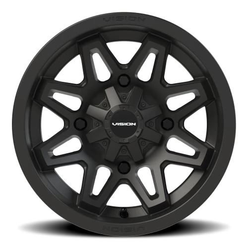 Vision 416 14x7 +3 4x136mm 110.5mm Matte Black