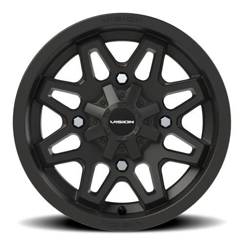 Vision 416 14x7 +38 4x136mm 110.5mm Matte Black