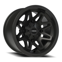 Vision 416 14x8 -10 4x110mm 86mm Matte Black
