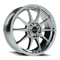 Vision 425 17x7 +42 4x100mm 73.1mm Chrome