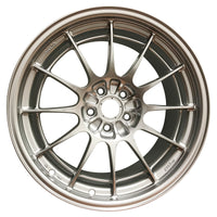 Enkei NT03+M 18x9.5 5x108 40mm Offset 72.6mm Bore F1 Silver Wheel (MIN ORDER QTY 40)-Wheels - Cast-Enkei-