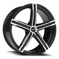 Vision 469 20x8.5 +35 5x114.3mm 73.1mm Gloss Black Machined Face