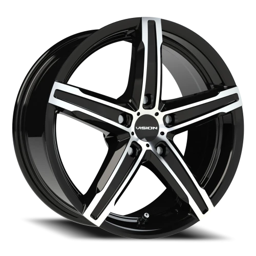 Vision 469 16x7.5 +34 5x115mm 73.1mm Gloss Black Machined Face