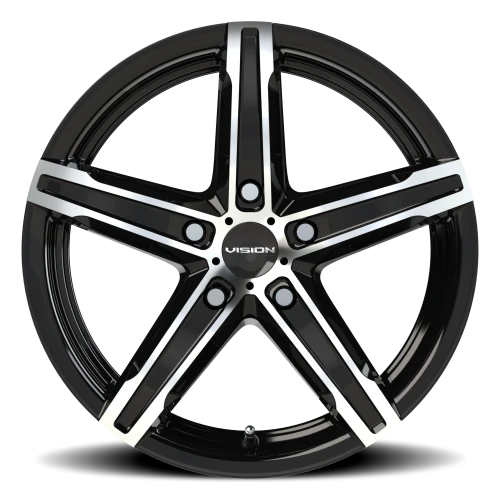 Vision 469 16x7.5 +34 5x115mm 73.1mm Gloss Black Machined Face
