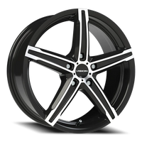 Vision 469 17x7 +38 5x108mm 73.1mm Gloss Black Machined Face