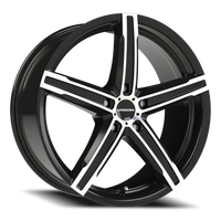 Vision 469 18x8 +38 5x114.3mm 73.1mm Gloss Black Machined Face