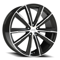 Vision 471 22x9 +35 5x120mm 74.1mm Gloss Black Machined Face