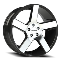 Vision 472 20x9 +15 5x115mm 74.1mm Gloss Black Machined Face