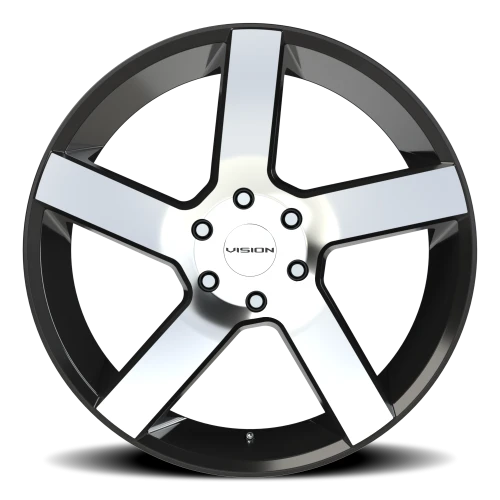 Vision 472 22x9.5 +15 6x139.7mm 78.1mm Gloss Black Machined Face