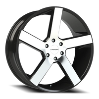 Vision 472 24x9.5 +30 6x139.7mm 78.1mm Gloss Black Machined Face