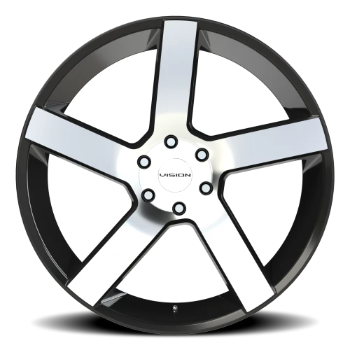 Vision 472 24x9.5 +30 6x139.7mm 78.1mm Gloss Black Machined Face