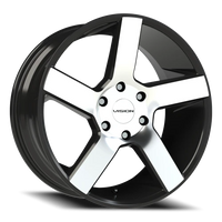 Vision 472 20x9 +30 6x132mm 74.5mm Gloss Black Machined Face