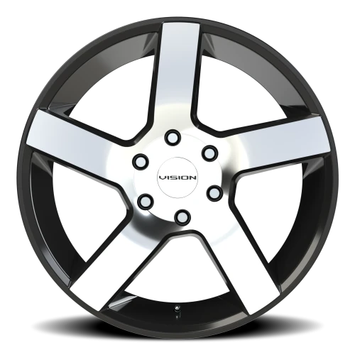 Vision 472 20x9 +30 6x139.7mm 78.1mm Gloss Black Machined Face