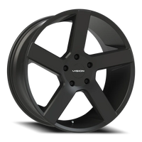 Vision 472 22x9.5 +8 5x139.7mm 77.8mm Satin Black