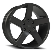 Vision 472 20x9 +30 6x135mm 87.1mm Satin Black