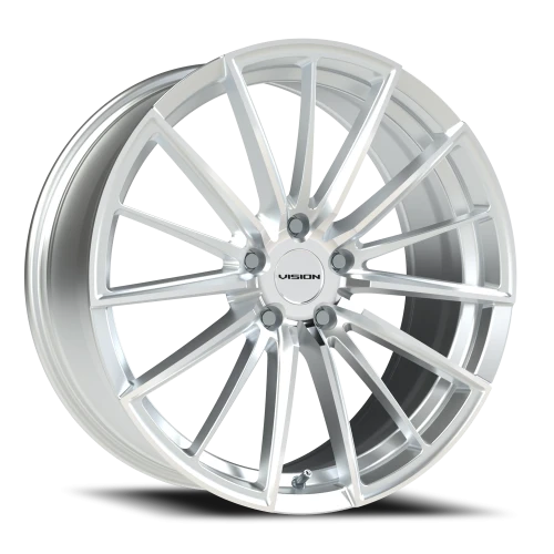Vision 473 20x8.5 +35 5x112mm 73.1mm Hyper Silver Machined Face