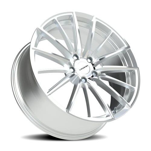 Vision 473 20x8.5 +35 5x112mm 73.1mm Hyper Silver Machined Face