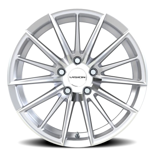 Vision 473 17x8 +38 5x115mm 73.1mm Hyper Silver Machined Face