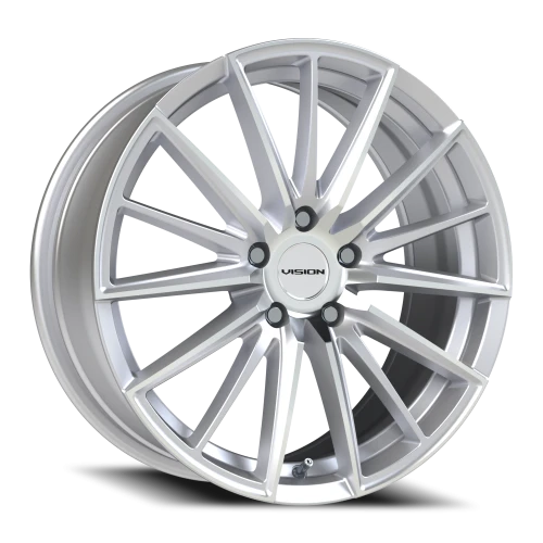 Vision 473 19x8 +40 5x120mm Hyper Silver Machined Face