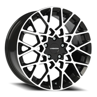 Vision 474 18x8 +38 5x114.3mm 73.1mm Gloss Black Machined Face