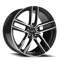 Vision 475 20x10.5 +42 5x114.3mm 73.1mm Gloss Black Machined Face