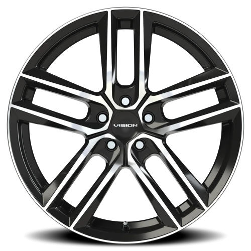Vision 475 19x8.5 +35 5x112mm 66.56mm Gloss Black Machined Face