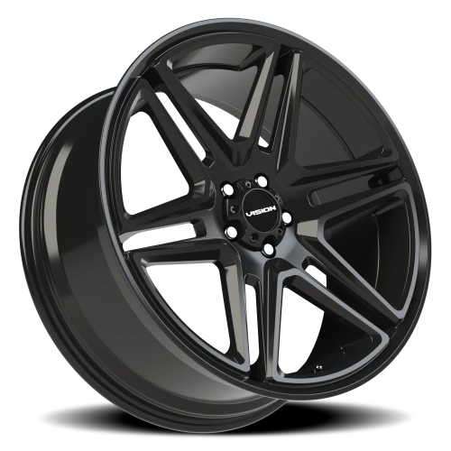 Vision 476 22x9.5 +8 5x115mm 74.1mm Gloss Black