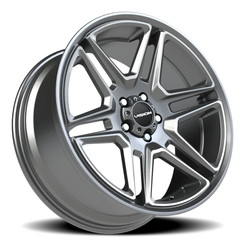 Vision 476 20x9 +15 5x115mm 74.1mm Gunmetal Machined Face