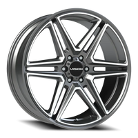Vision 476 24x9.5 +30 6x135mm 87.1mm Gunmetal Machined Face