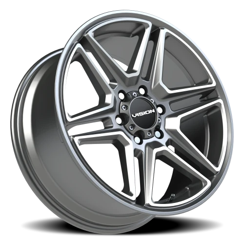 Vision 476 20x9 +30 6x135mm 87.1mm Gunmetal Machined Face