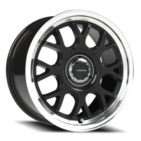 Vision 478 16x8 +38 5x107.95mm 73.1mm Gloss Black Brushed Lip