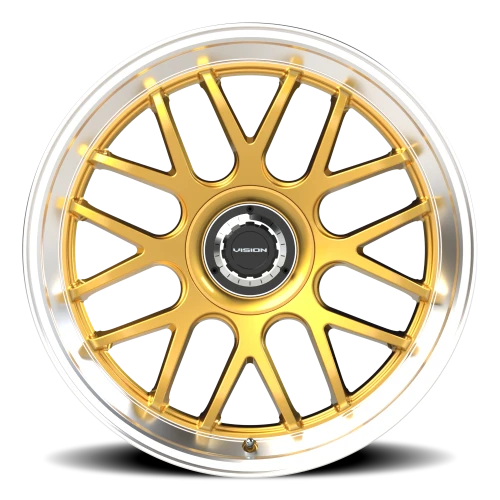 Vision 478 20x8.5 +35 5x112mm 72.56mm Gold Machined Lip