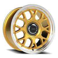 Vision 478 16x8 +38 5x107.95mm 73.1mm Gold Machined Lip