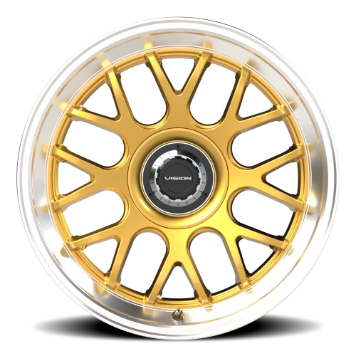 Vision 478 18x8.5 +35 5x100mm 73.1mm Gold Machined Lip