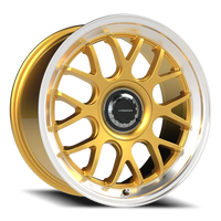 Vision 478 18x8.5 +35 5x114.3mm 73.1mm Gold Machined Lip
