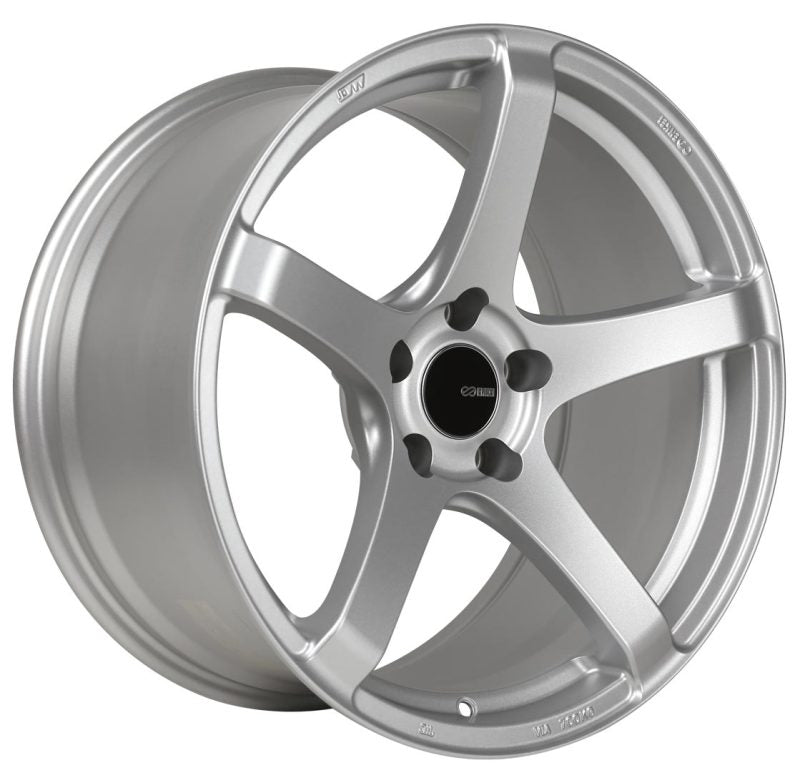 Enkei Kojin 17x9 45mm Offset 5x114.3 Bolt Pattern 72.6mm Bore Dia Matte Silver Wheel-Wheels - Cast-Enkei-