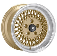 Enkei92 Classic Line 15x7 38mm Offset 4x100 Bolt Pattern Gold Wheel-Wheels - Cast-Enkei-