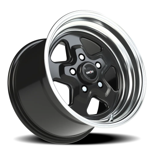Vision 521 15x10 +25 5x120.65mm 83.1mm Gloss Black Machined Lip