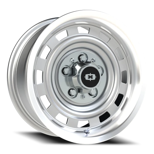 Vision 54 15x7 +6 5x120.65mm 70.4mm Silver Machined Lip