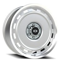 Vision 54 22x9 +0 6x139.7mm 108mm Silver Machined Lip