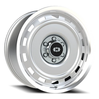 Vision 54 20x9 +25 6x139.7mm Silver Machined Lip