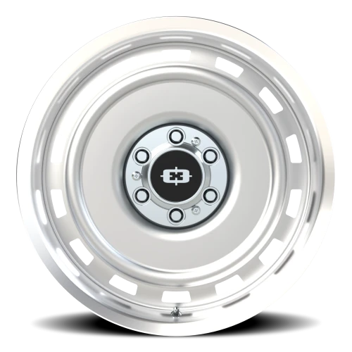 Vision 54 20x9 +25 6x139.7mm Silver Machined Lip
