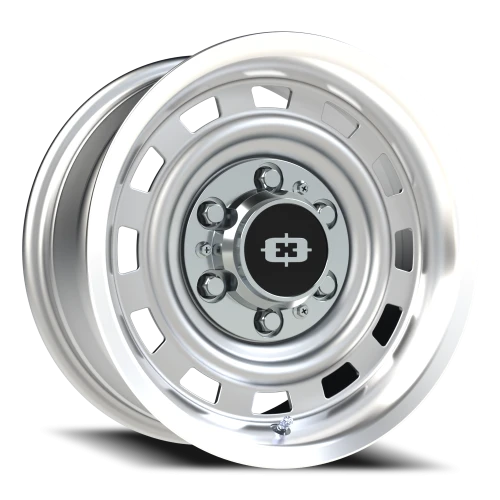 Vision 54 15x7 +6 6x139.7mm 108mm Silver Machined Lip