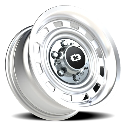 Vision 54 15x7 +6 6x139.7mm 108mm Silver Machined Lip
