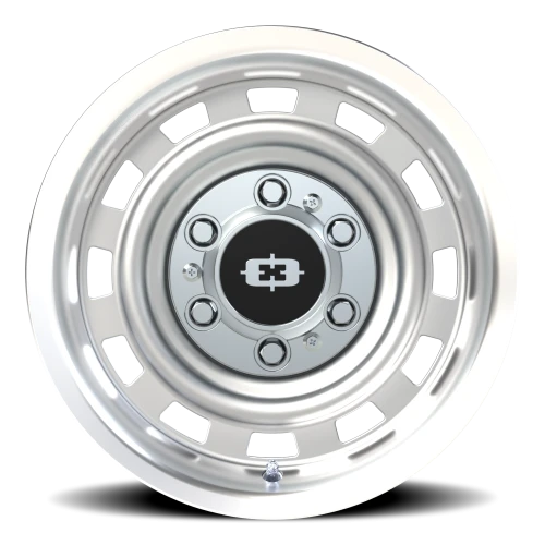 Vision 54 15x7 +6 6x139.7mm 108mm Silver Machined Lip