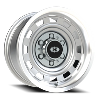 Vision 54 15x8 -18 6x139.7mm 108mm Silver Machined Lip