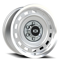 Vision 54 17x8 +12 6x139.7mm Silver Machined Lip