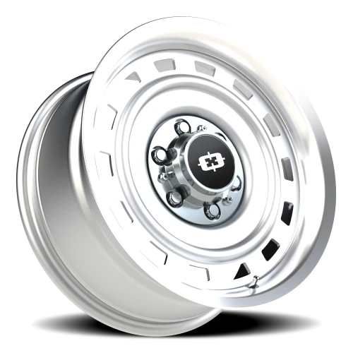 Vision 54 17x8 +12 6x139.7mm Silver Machined Lip